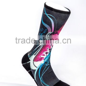 mens polyester cushion color sports socks