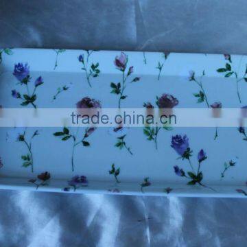 11.8 inch rectangular melamine tray