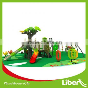 China Hot Commercial Plastic Used Outdoor Daycare Playground Equipment for Children                        
                                                Quality Choice