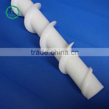 Guangzhou factory CNC machined plastic uhmwpe conveyor screw