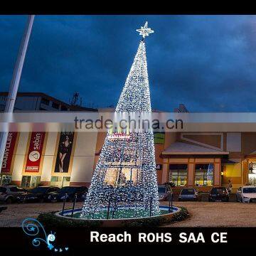 hot sale beautiful Giant Led Project Light Led Christmas Tree giant outdoor commercial lighted tree