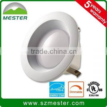 COB UL cUL Energy Star 850LM CRI80 13w Dimmable 4" Dimmable LED Downlight Kit 2700K