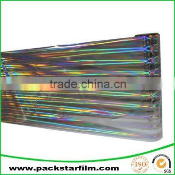 OEM Heat Transfer Printing Holographic Metallized Pet Twist Film photo-5