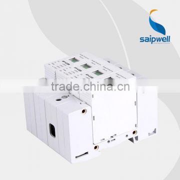 SAIP/SAIPWELL 275/320/385/440V 4 Poles Power Electrical SPD/Surge Protector for Wholesale