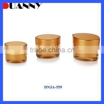 30g Gold Oval Cosmetic Cream Jar Packaging,Gold Oval Cream Jar