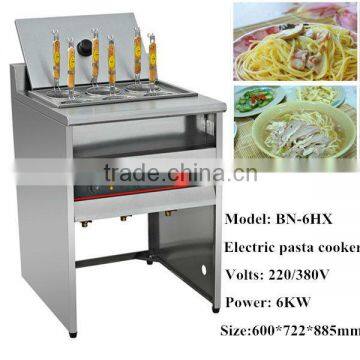 Restaurant Equipment Commercial Stainless Steel Electric Noodle Cooking Machine /Pasta Boiler/Noodle Cooker BN-6HX