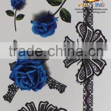 Ecofriendly Flower Tattoo Sticker Custom Design photo-4