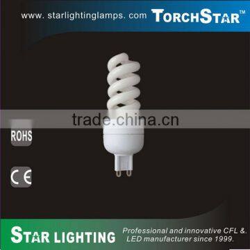 11W 7mm G9 CFL full spiral shaped