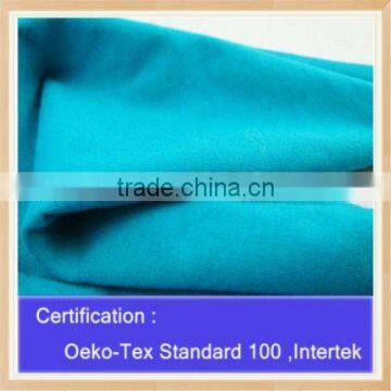 Breathable anti-UV warm tricot fleece fabrics texture knitted with soft hand feeling