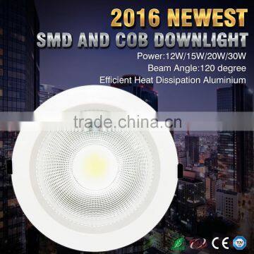 High Quality Recessed Led Downlight / Smart Dimmable COB Led Downlight/30w saa smd led downlight