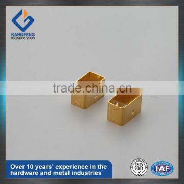 Deep Drawn Brass Copper Metal Brackets for Electric Equipment Stamping Parts