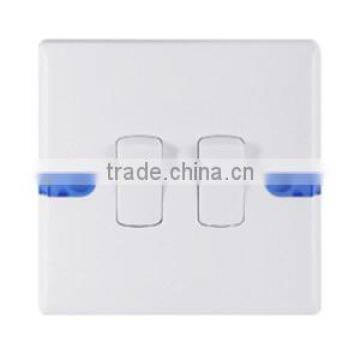 HE2521 2gang 1way wall switch