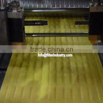 Trapezoid Car Air Filter Pleating Machine and gluing machine