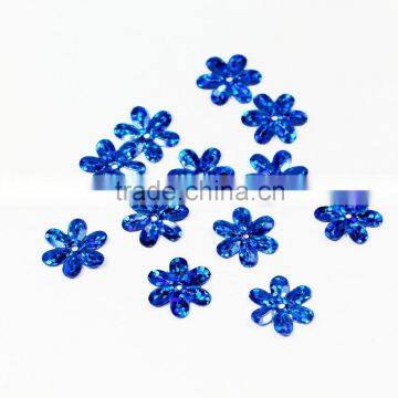 iridescent green blue flower sequins paillette for decoration