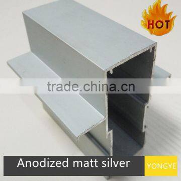 6063-t5 anodized matt silver aluminum profile                        
                                                                                Supplier's Choice