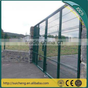 Green Wire Mesh Fence/Yellow PVC Coated Fence/White Garden Fencing (Factory)