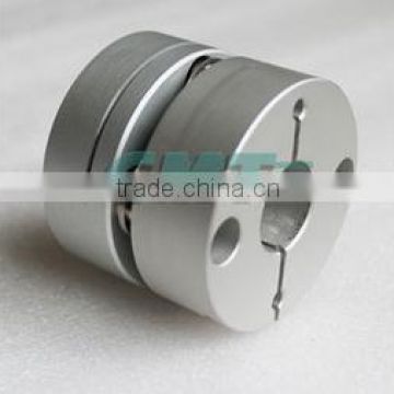 Double disc flexible shaft coupling for servo motor