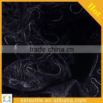 100% lint fabric With Metallic embroidery lace, lint lace, flower lace