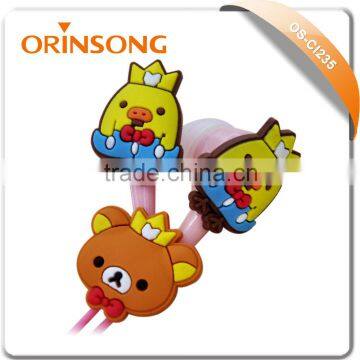 Rilakkuma earphones cartoon cute earphone for girls