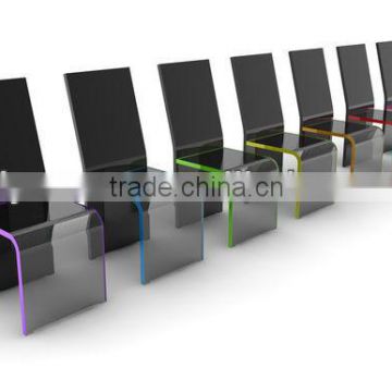 Colorful acrylic chair in new design