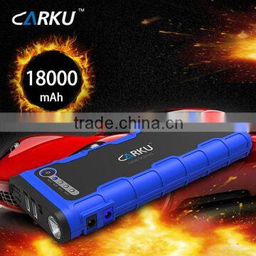 18000mAh heavy duty 12V car battery jump starter for 7.5L diesel car