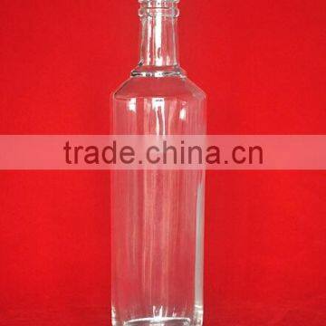 roung shape and1000ml olive oil color glass bottle