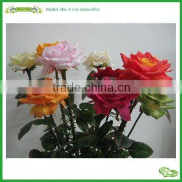 China wholesale real touch rose artificial flowers