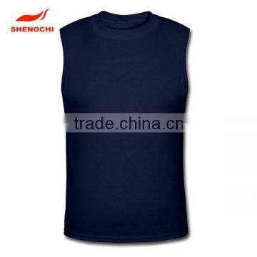 Blank Blue Tank Tops Singlet Bulk Sports Singlets For men