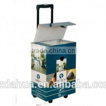 cardboard trolly boxes for for promotion/ exhibition/ advertising