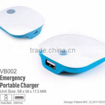 1800mah mini portable power bank mobile charger