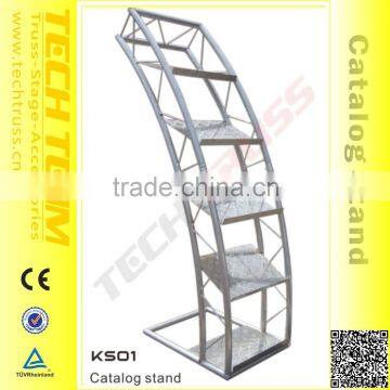 KS01 Height 1910mm Aluminum Display Rack,High Quality Catalog Stand.