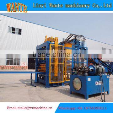 QT6-15 semi automatic concrete block making machine concrete hollow brick machine in saudi arabia