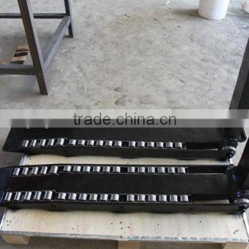 Forklift wheel forks