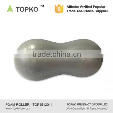 TOPKO wholesale fitness gym power massage yoga oval eco friendly PVC anti-burst peanut ball