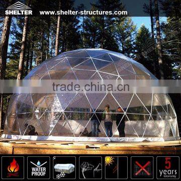 UV resistant transparent geodesic dome tents australia