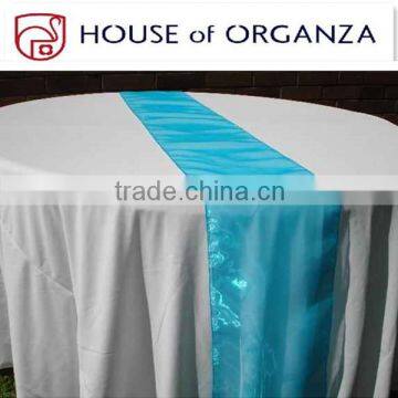 2014 High Quality Organza Table Runner for Banquet Decoration