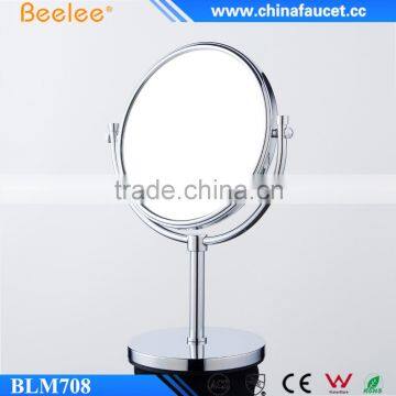 Chrome Table Mirror Smart Stainless Steel Base Makeup Mirror