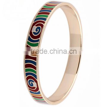 stainless steel enamel bracelet jewelry in 10mm