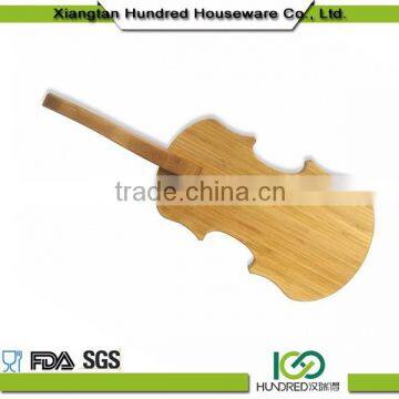 Best selling for custom violin shape bamboo cutting board