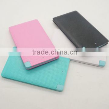 Colourful Fashion Wallet Digital Power Bank With Led Torh Light