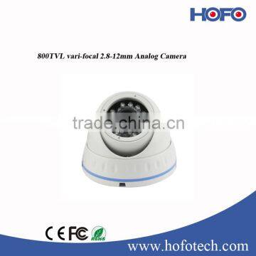 Cheap Hofo 800tvl analog camera, dome camera with 36pcs ir led