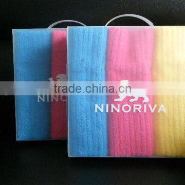 high quality cotton gift towel set with box