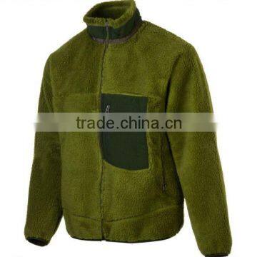 2013 new design!! High performance windproof coral fleece jacket for men