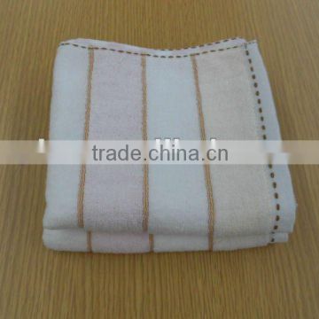 100%bamboo jacquard striped hand towel