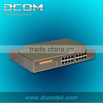 16 port 10/100M network Ethernet Switch steel housing