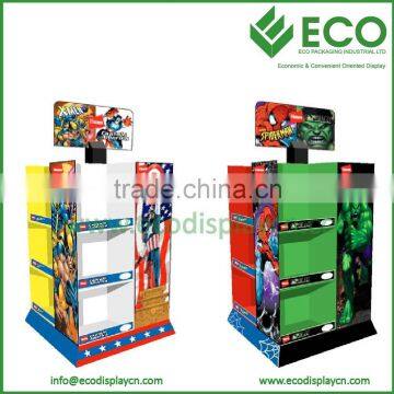cardboard pallet book display stands for advertising