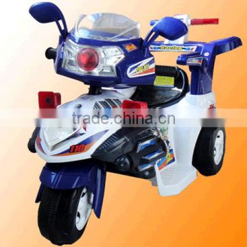 Kids Ride on 6V Police Tricycle Car Walker with Music and light