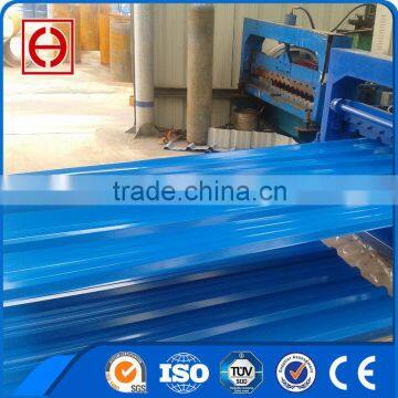 Building material supplier 600mm-1250mm corrugated steel roofing sheet