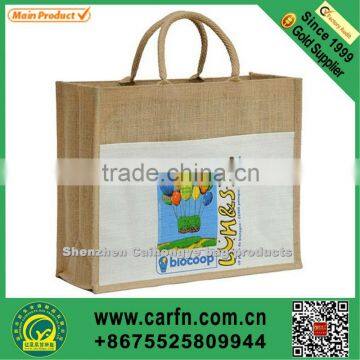 custom printed jute and cotton bags