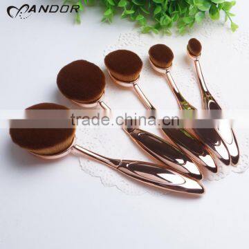 10 Pieces Rose Gold Mermaid Makeup Brush Kits Cosmetics Make Your Own Brand Supplier's Choice photo-4